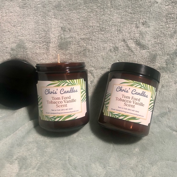 Two 9oz Tom Ford Tobacco Vanille Scent Candles - Picture 2 of 6